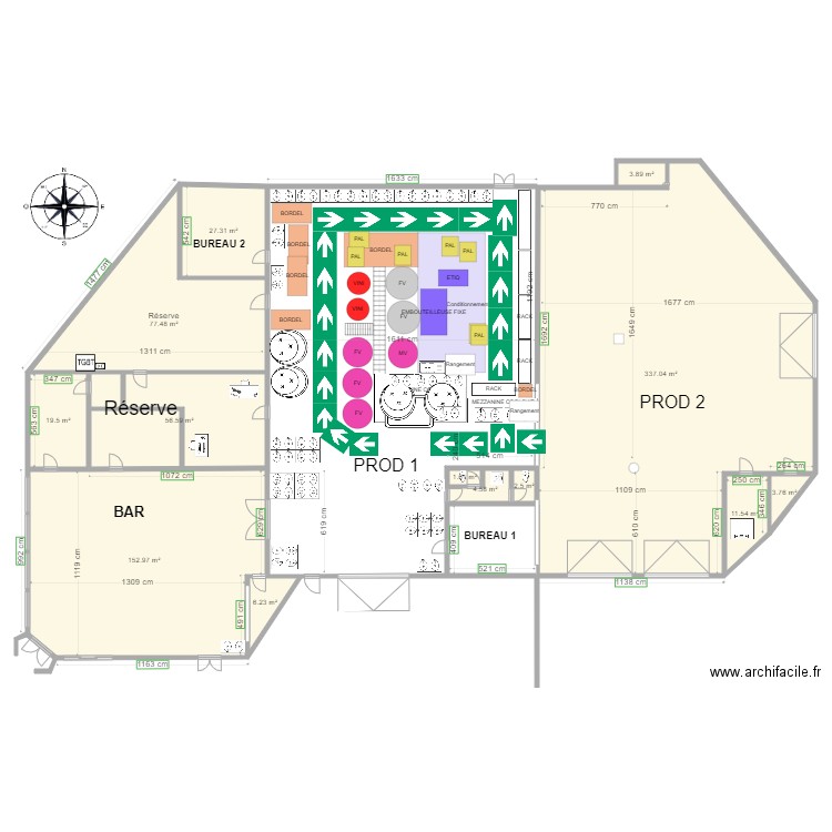 PLAN RESEAU GLYCOL. Plan de 0 pièce et 0 m2