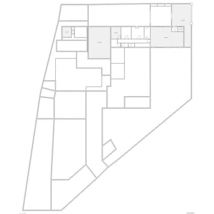 agrandissement. Plan de 