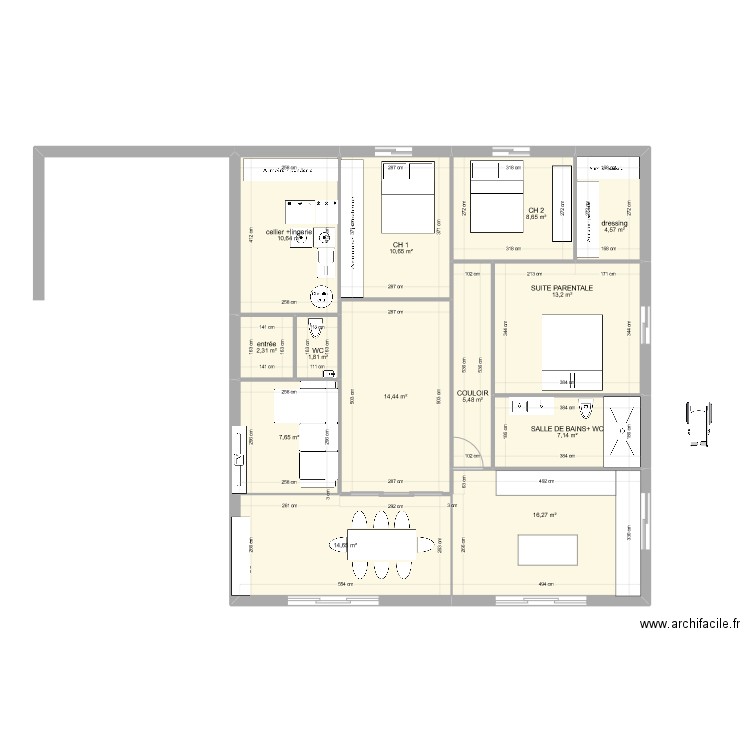 plan avec patio 09 2023. Plan de 0 pièce et 0 m2