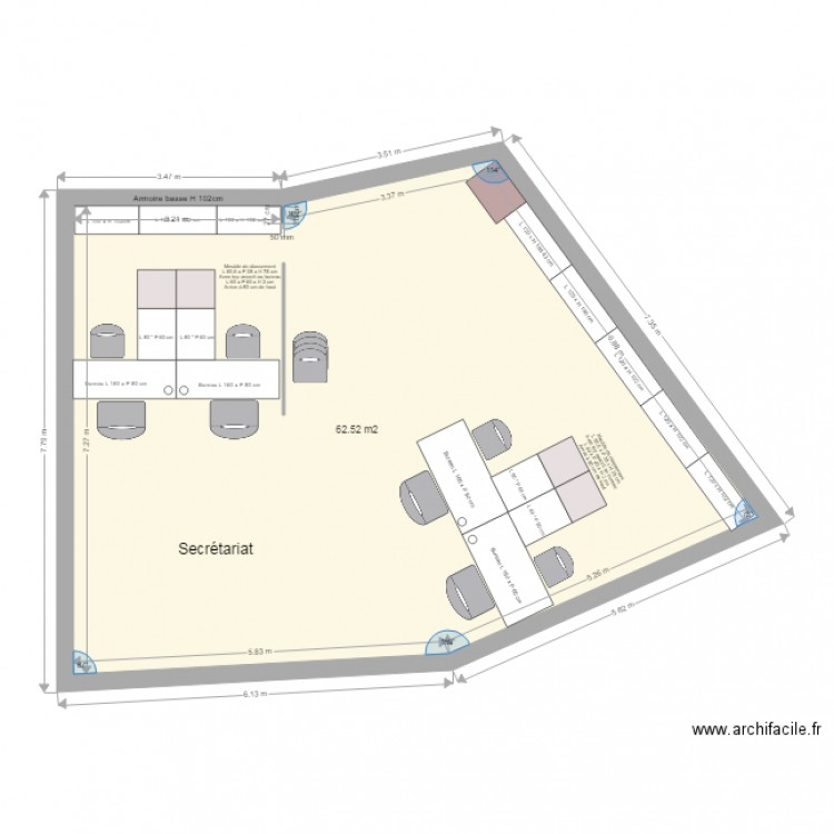 Cabinet chirurgie digestive . Plan de 0 pièce et 0 m2