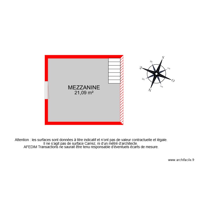 BI 7927 MEZZANINE . Plan de 0 pièce et 0 m2