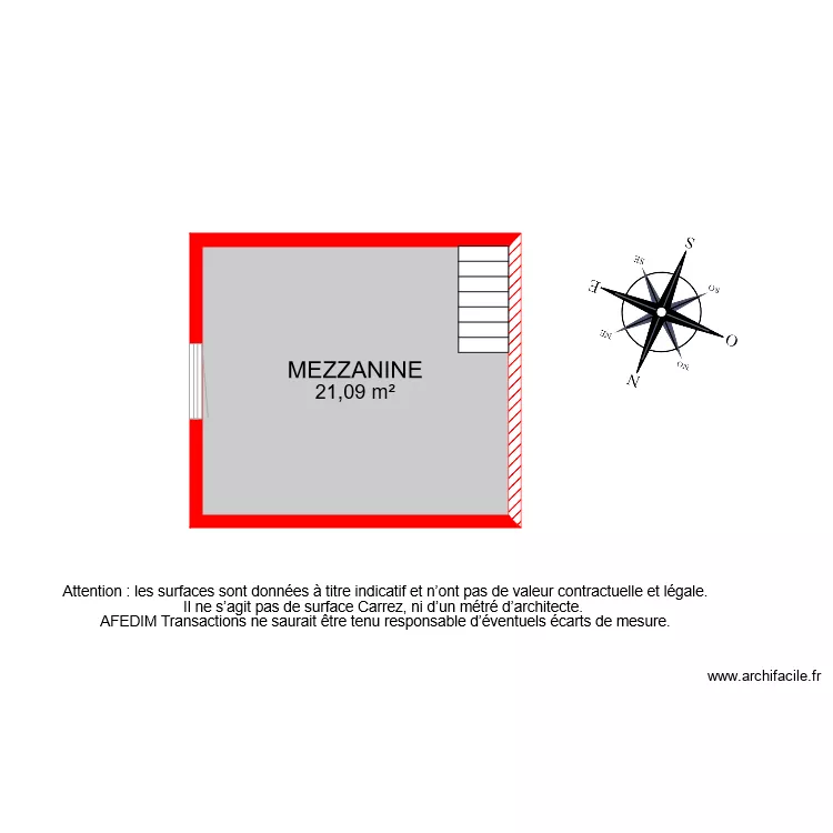 BI 7927 MEZZANINE . Plan de 