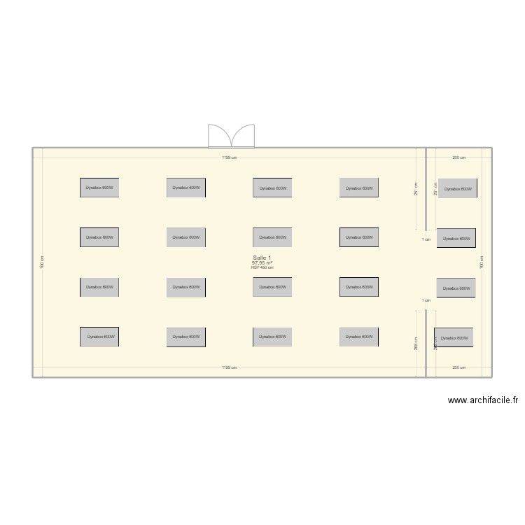 CESSON O.C.C - Salle 1. Plan de 0 pièce et 0 m2