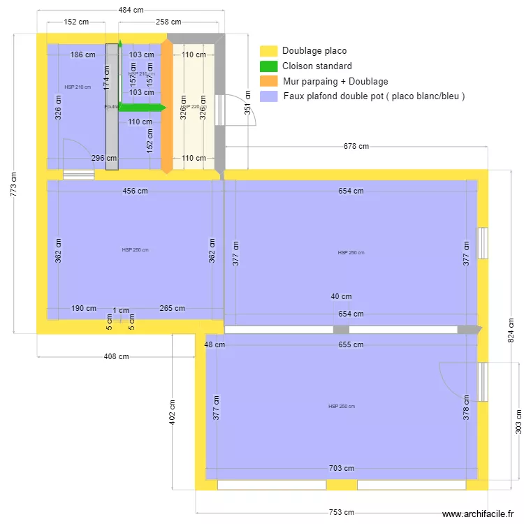 Love Room - Pouancé - Plaquiste. Plan de Love Room - Pouancé - Plaquiste. Plan de