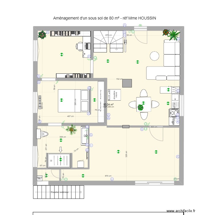 HOUSSIN. Plan de 0 pièce et 0 m2