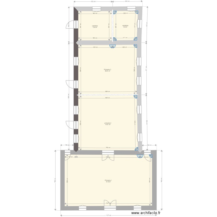 ecole v2. Plan de 0 pièce et 0 m2