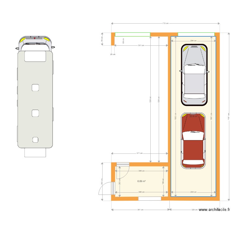 Etude Garage 2. Plan de 0 pièce et 0 m2