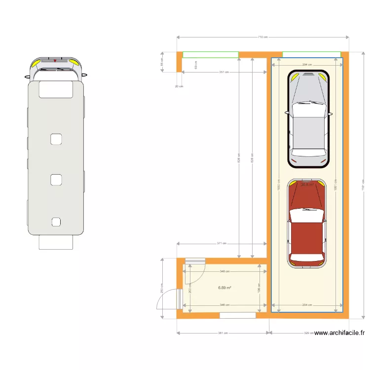 Etude Garage 2. Plan de 