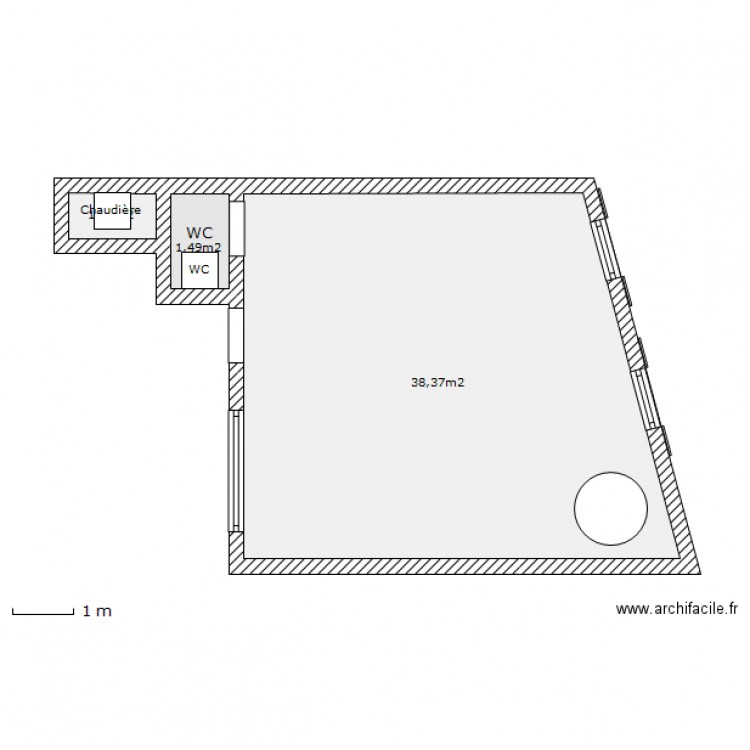 Rosettes RDC mesures. Plan de 0 pièce et 0 m2