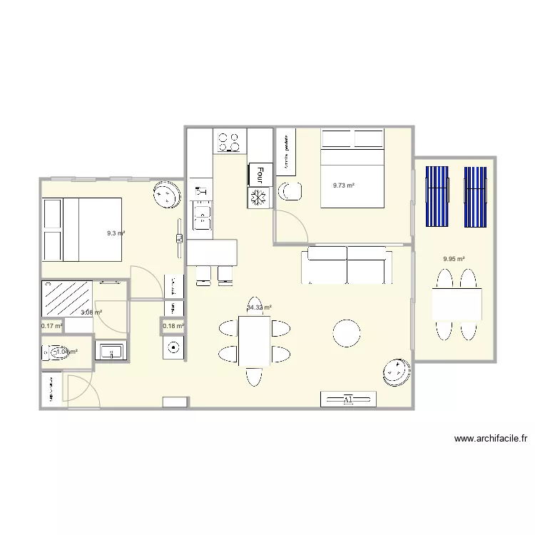 Santa Clara 2 version 30cm V2. Plan de 