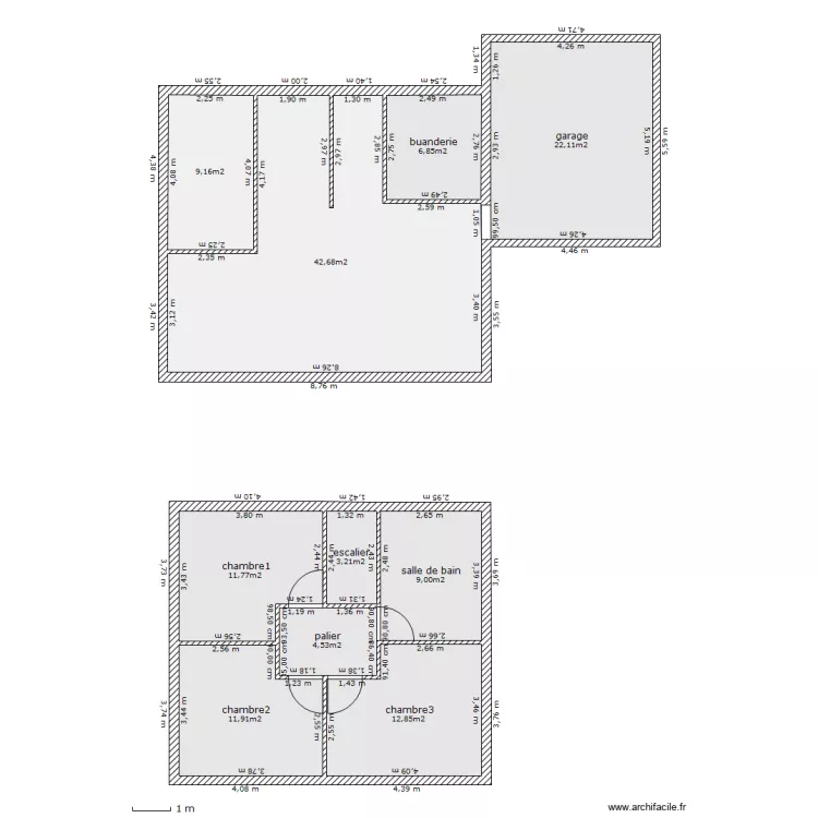 cube. Plan de 