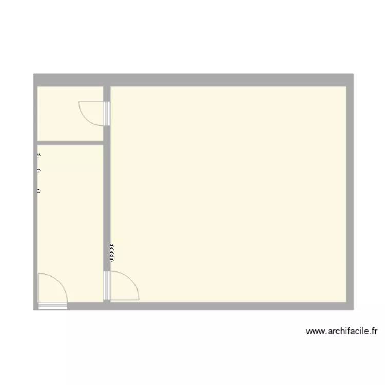 Plan buanderie &eacute;coulement. Plan de 