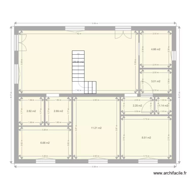 Maison perso. Plan de 