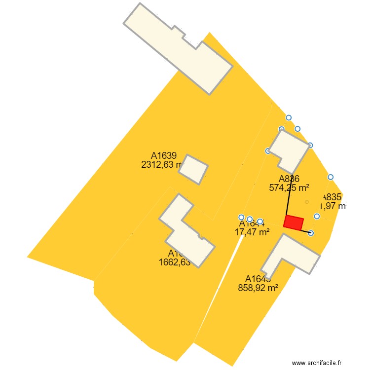 abri de jardin cadastre 2.0. Plan de 0 pièce et 0 m2