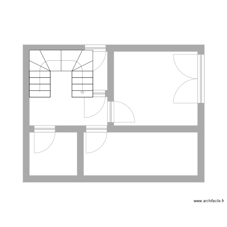 sous sol le bonhomme. Plan de 0 pièce et 0 m2