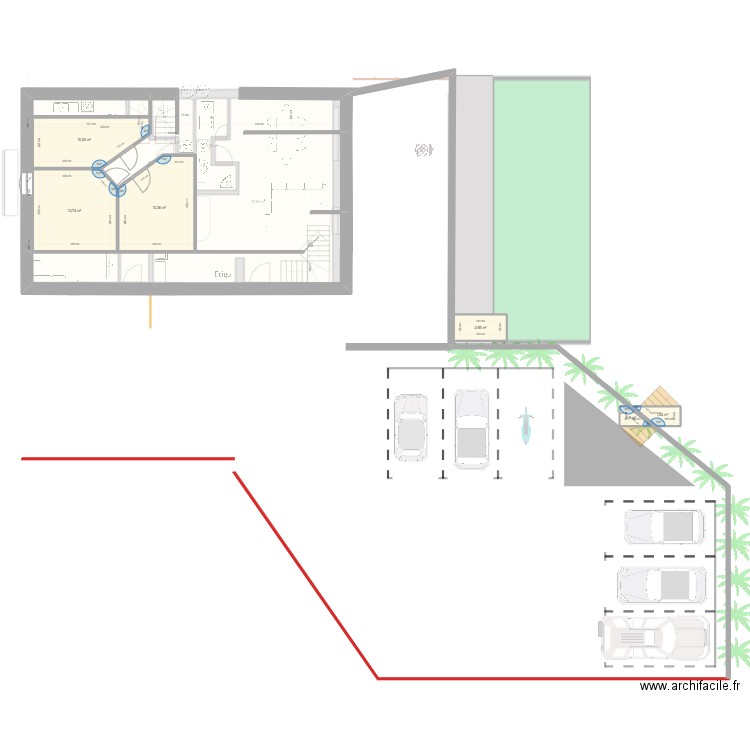 PROJET 230820. Plan de 10 pièces et 152 m2