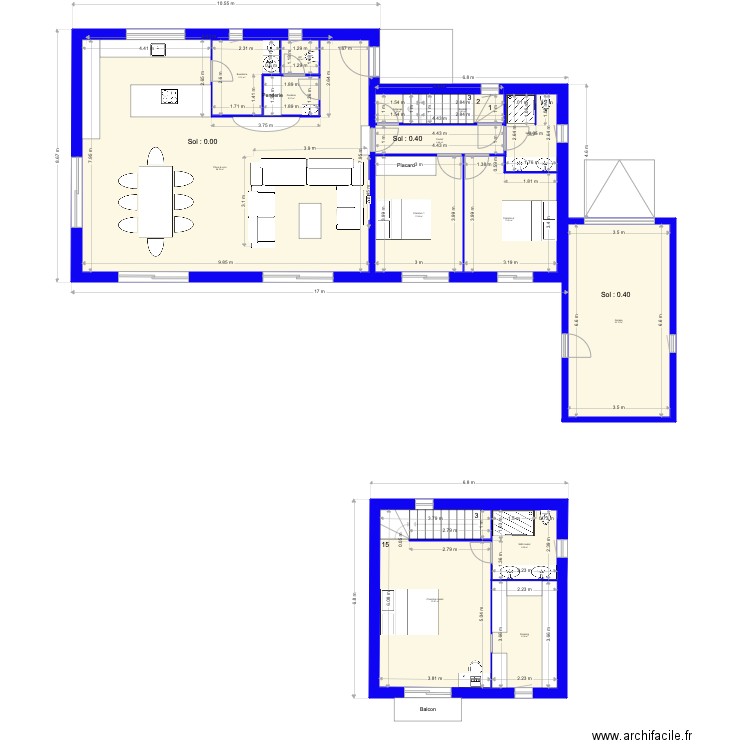 villa Ken Montagnac alter. Plan de 0 pièce et 0 m2