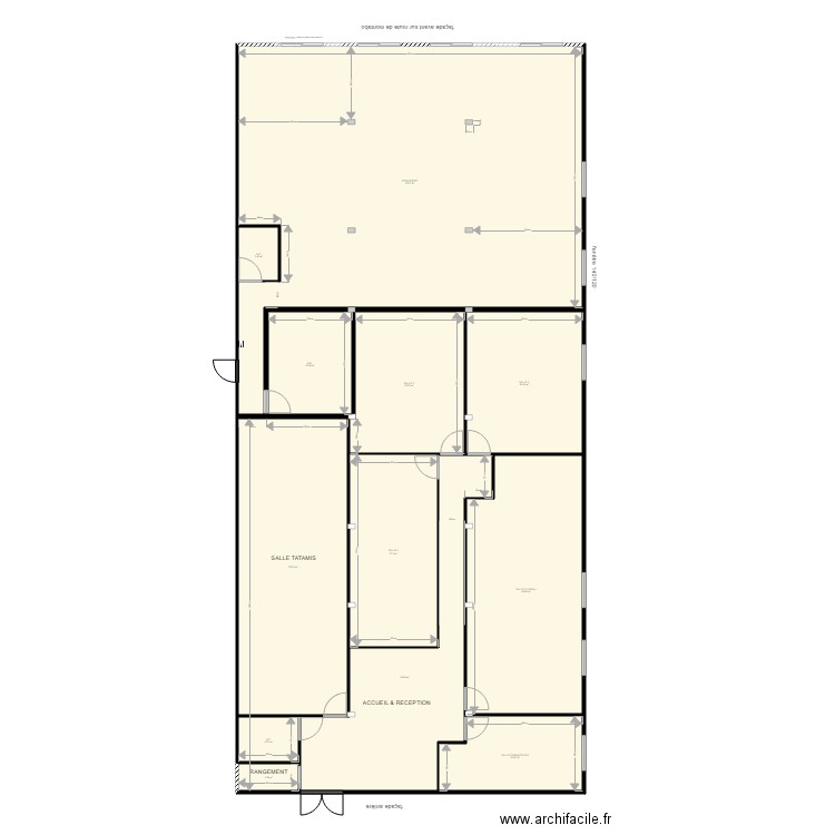 BATIMENT LVS cloison formation. Plan de 0 pièce et 0 m2