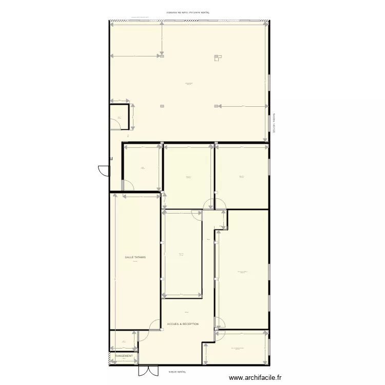 BATIMENT LVS cloison formation. Plan de BATIMENT LVS cloison formation. Plan de