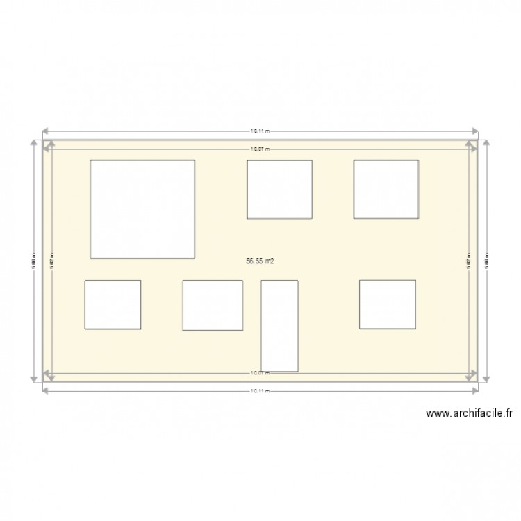 façade sud 5. Plan de 0 pièce et 0 m2