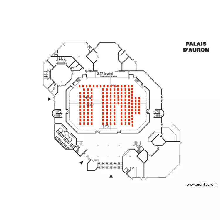 bourges auron. Plan de 