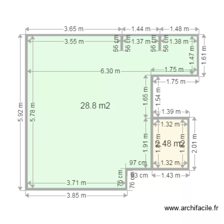 MAUVENDIERE . Plan de 