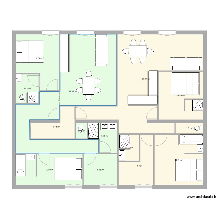 Plan Echo N3. Plan de 0 pièce et 0 m2