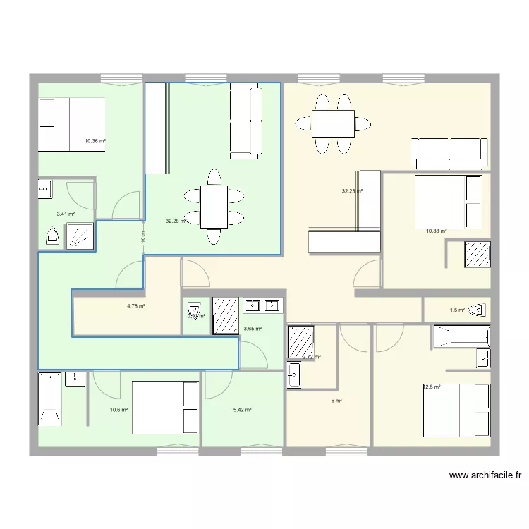 Plan Echo N3. Plan de 