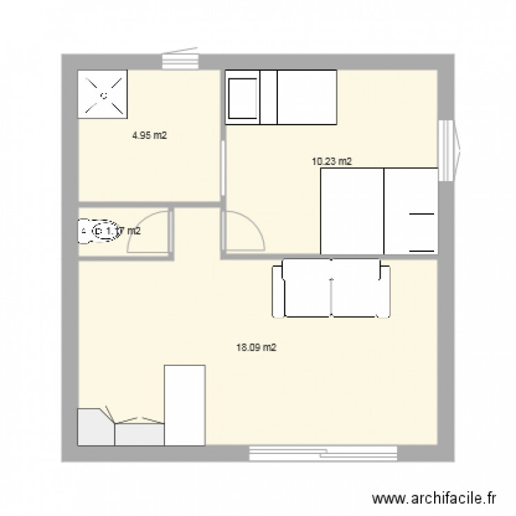 MINI VILLA. Plan de 0 pièce et 0 m2