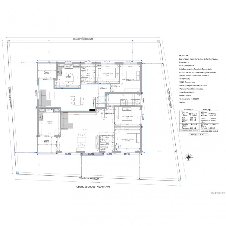 Wallasch OBERDGESCHOSS NEU. Plan de 0 pièce et 0 m2