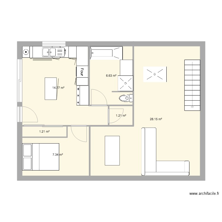 Maison. Plan de 0 pièce et 0 m2