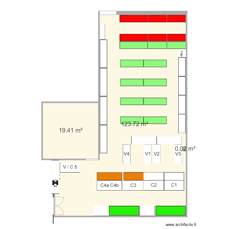 pole expe V3bis. Plan de 0 pièce et 0 m2