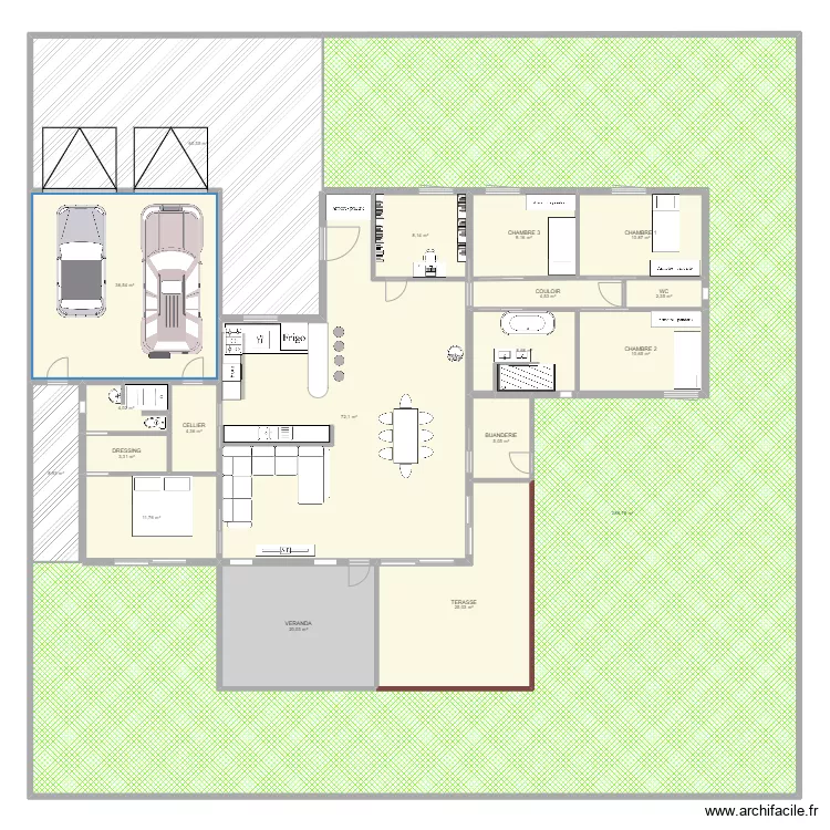 plan maison. Plan de 