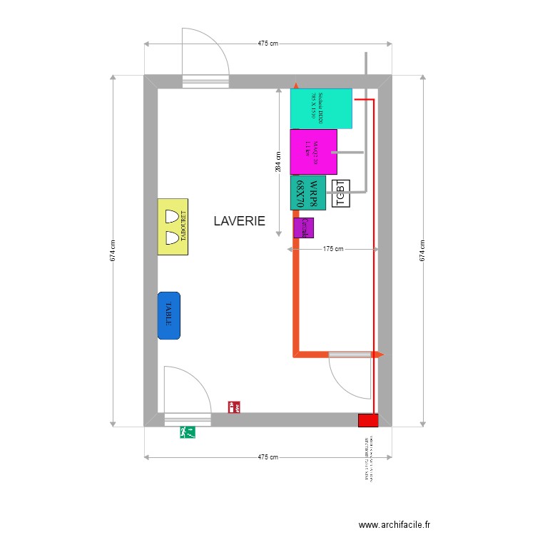 CHATTENET 21 - 12102022. Plan de 2 pièces et 26 m2