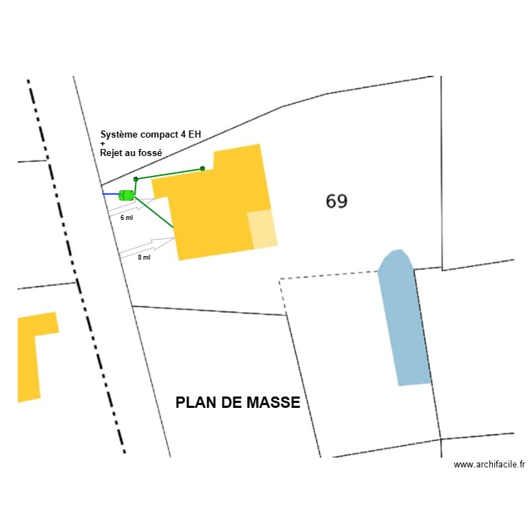 Laffont Gratens. Plan de 0 pièce et 0 m2