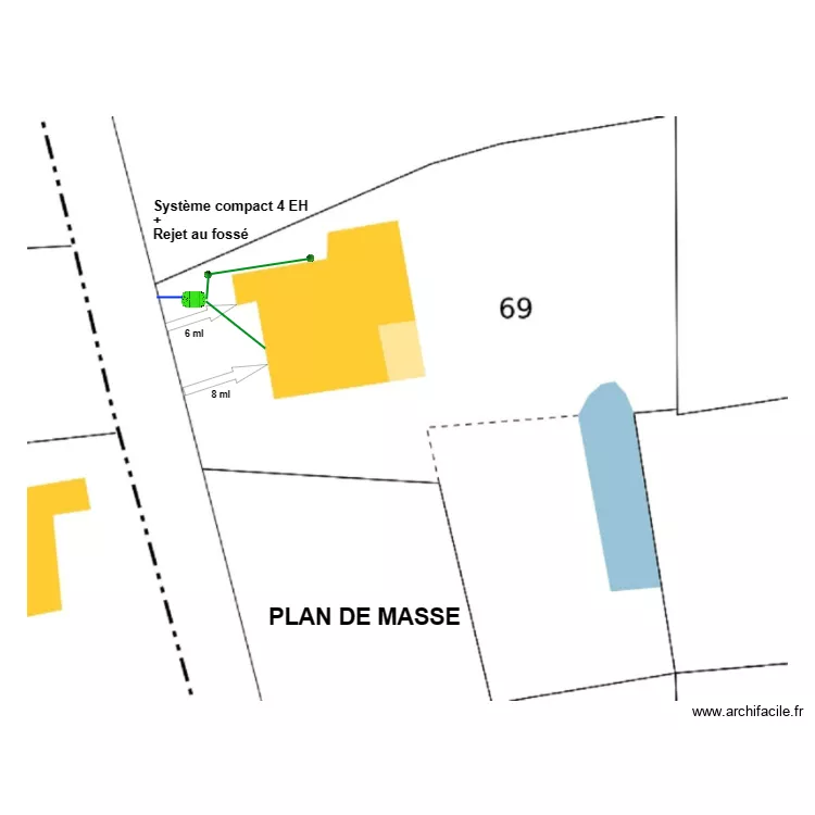 Laffont Gratens. Plan de 
