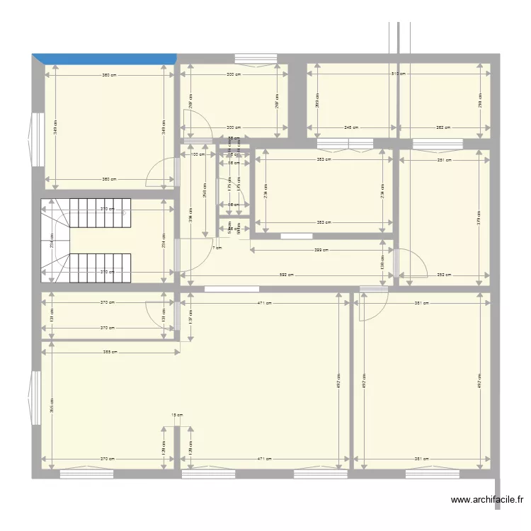1er etage. Plan de 1er etage. Plan de