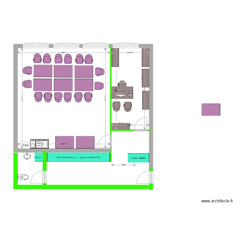 TRAVAUX MAIRIE 3. Plan de 0 pièce et 0 m2