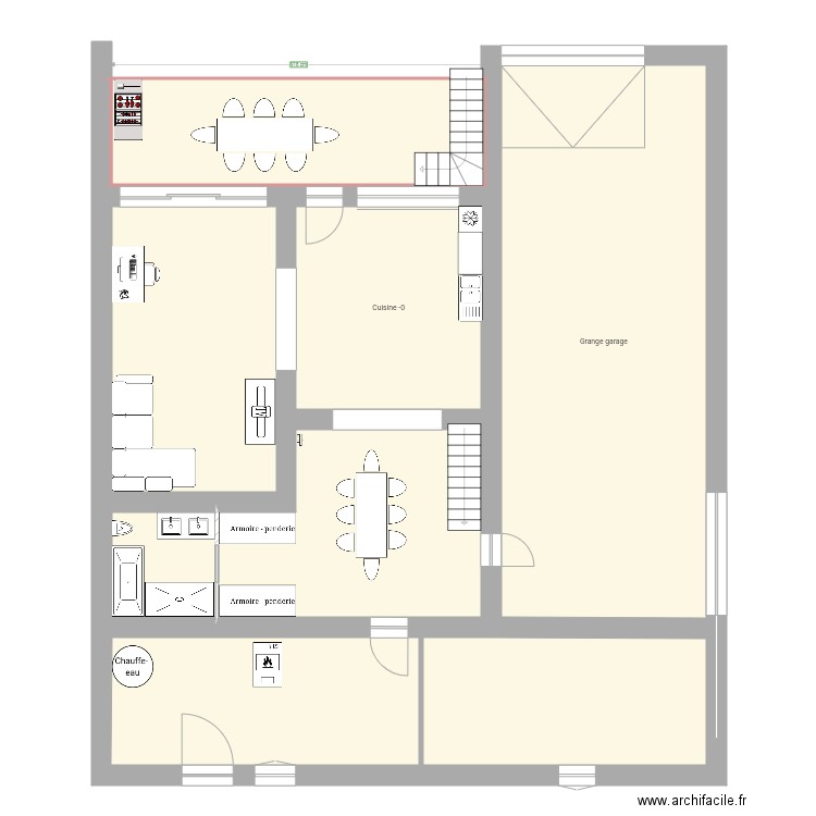 Maison 1. Plan de 0 pièce et 0 m2