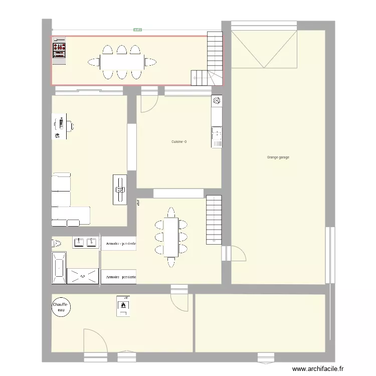 Maison 1. Plan de Maison 1. Plan de