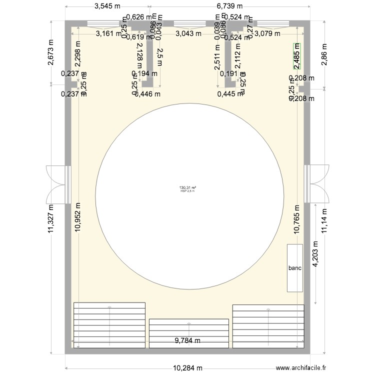 coursive tribunal. Plan de 0 pièce et 0 m2