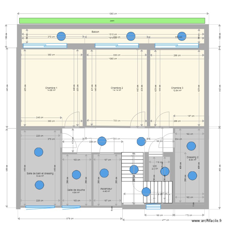 Etage 1. Plan de 0 pièce et 0 m2