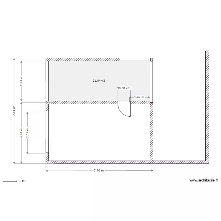 Garage simple. Plan de Garage simple. Plan de