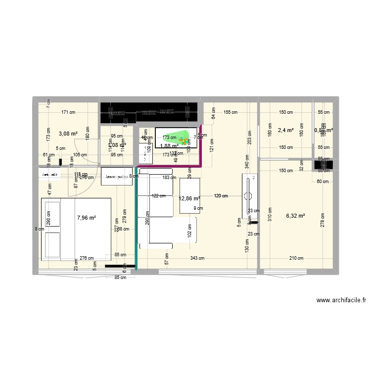levallois. Plan de 0 pièce et 0 m2