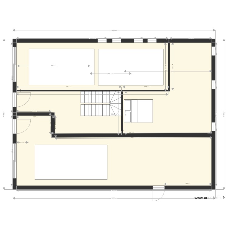 giettaz garage 2. Plan de 11 pièces et 385 m2