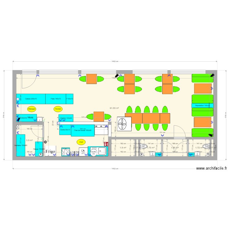 Asia. Plan de 0 pièce et 0 m2