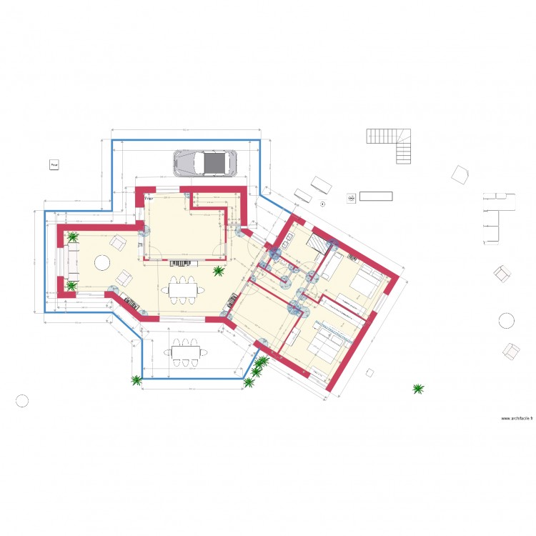 Villa réalisation projet  cuisine   14 au 04 juin 2019. Plan de 0 pièce et 0 m2