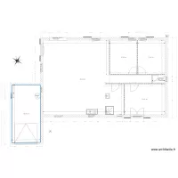 Maison nue ouvertures mur 30