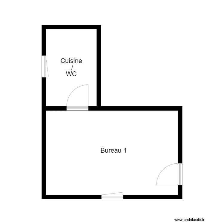 BERTIN vitre. Plan de 0 pièce et 0 m2