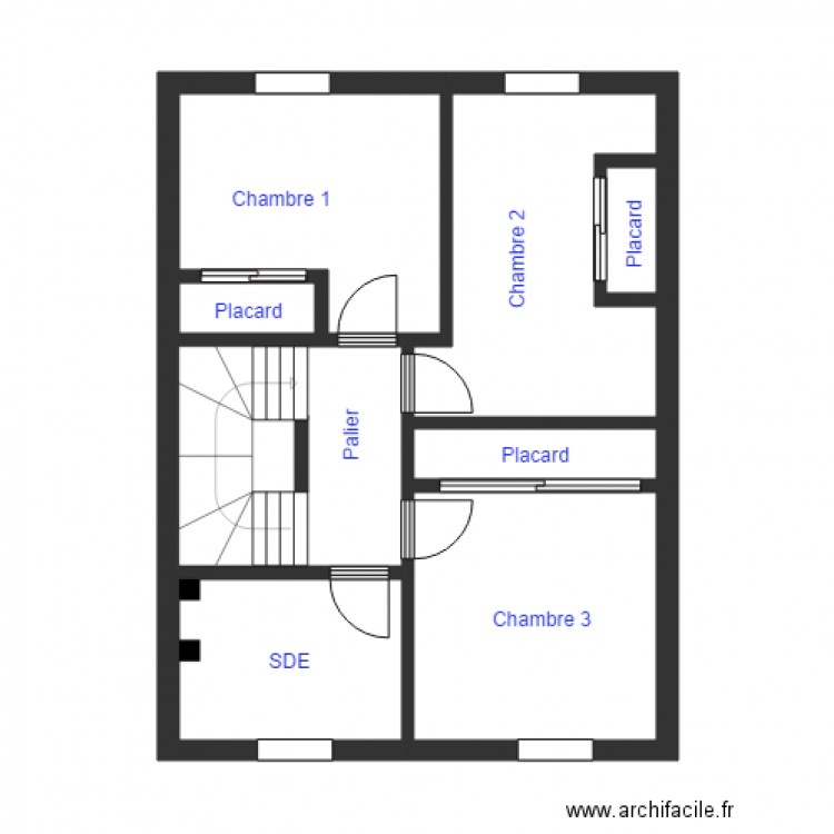 SPIONE 3ETG. Plan de 0 pièce et 0 m2